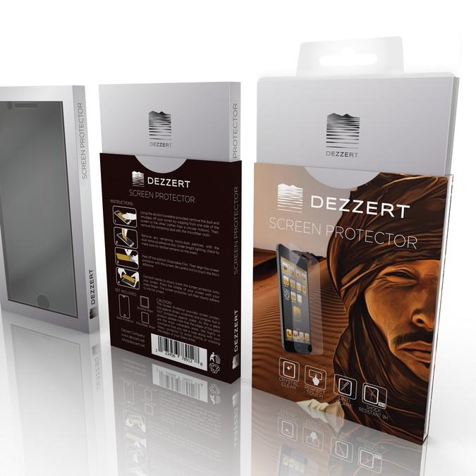 Dezzert Screen Protector Package Design Product packaging contest