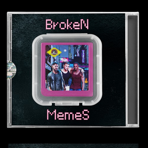 The Decay of America Except it's Hilarious and Aesthetic. (Broken Memes Album Cover) Design réalisé par Dara Kan