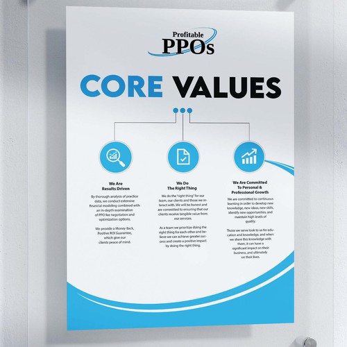 Core Values Poster Design por Monki D Loy