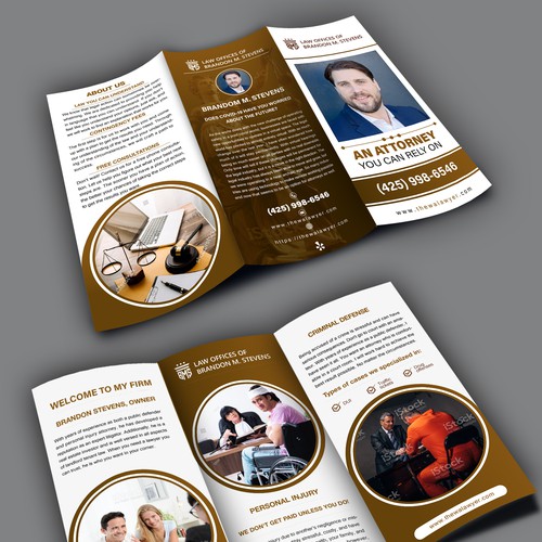 Help me grow my law firm - design my brochure Design by vijoy