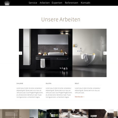 Web page design contest entry by HR-MY-DESIGN