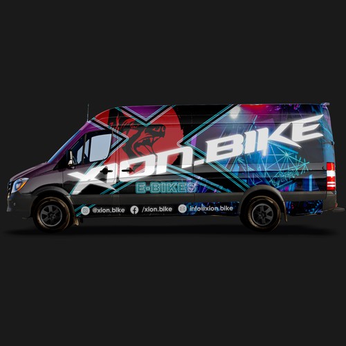 Coolest Electric Bike Company need to wrap new van Design by ssrihayak