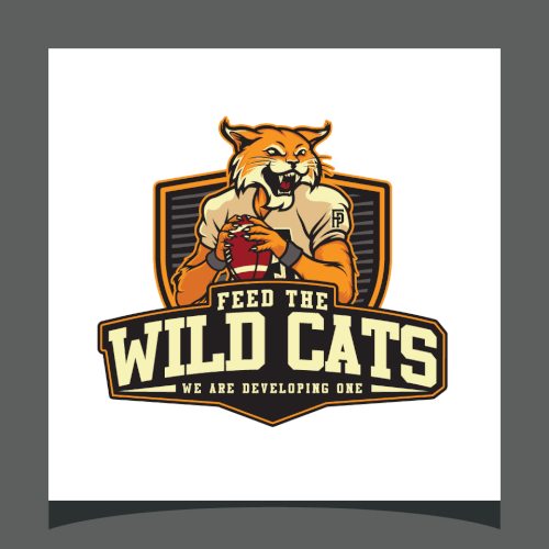 FEED THE WILDCATS FOOTBALL Design by kazeem