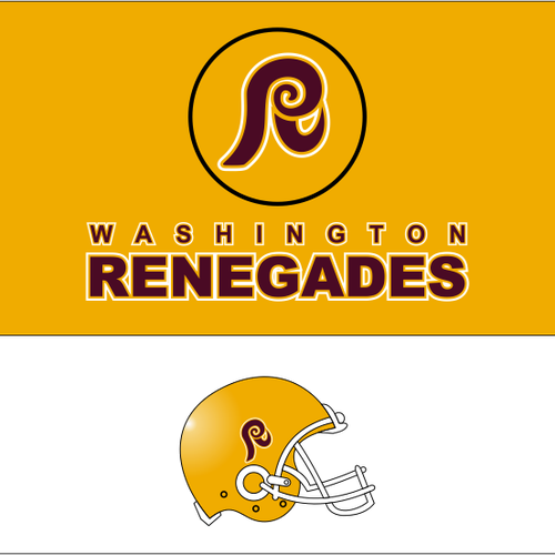 Community Contest: Rebrand the Washington Redskins  Design by B4Y