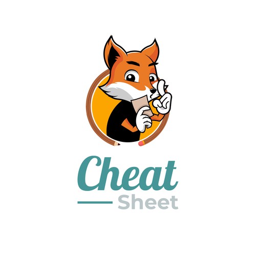Unique descriptive combo mascot Logo that embodies the action of cheating on a test & shortcuts Design von DevDevit   ★ ★ ★ ★ ★