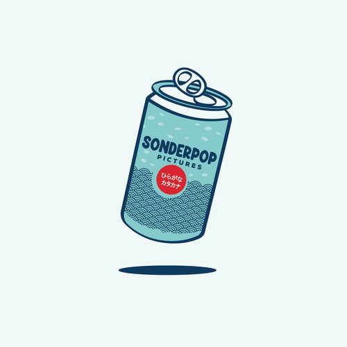 Create a japanese soda can inspired final logo based on existing concept for video production agency-ontwerp door Mot®