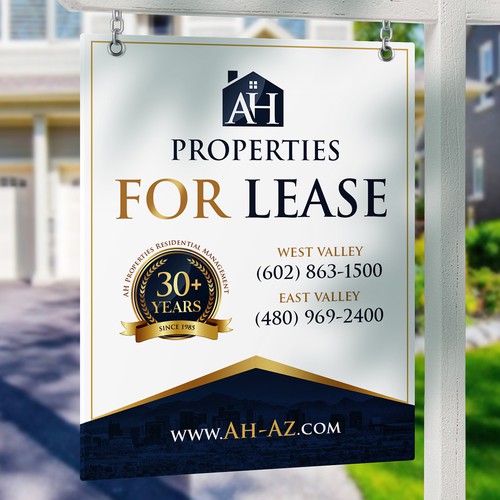 Design our new Real Estate Sign Design by 4rtmageddon™