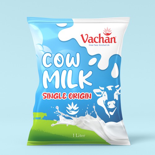 Vachan Cow Milk Design by Creative Selection