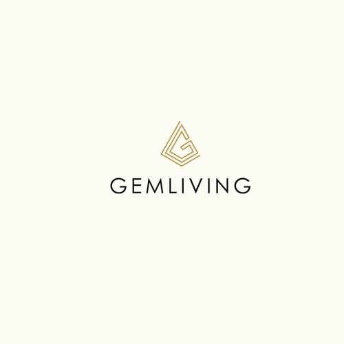 Geometrical, minimalist, modern brand design for Gem Living Design by rayhanabir ™