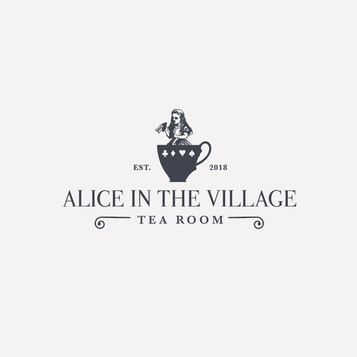 alice in wonderland logo png