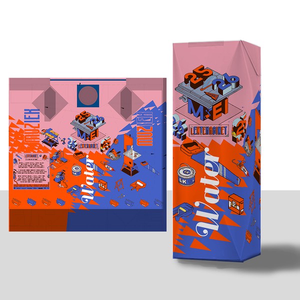 Design by radmar titled "water packaging"