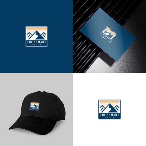 The Summit Group - A logo for the company and professional athletes Design by Vic People Studio