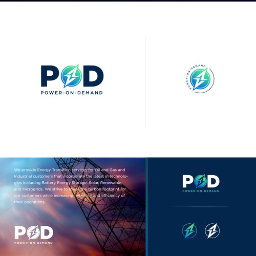 Energy Transition Company electrifying operations sustainably Design by Reza007