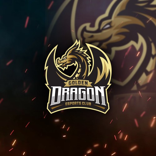 golden dragon logo