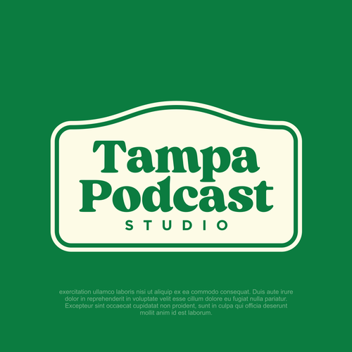 "Tampa Podcast Studio" winning Logo & brand identity pack