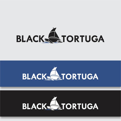 Design a Black Sea Turtle logo with a sail or sailboat somehow included in the image of a turtle Design by rozak46