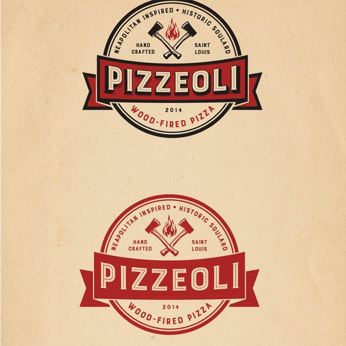 Designs | Design a Vintage Logo for a Wood Fired Pizzeria in a Historic ...