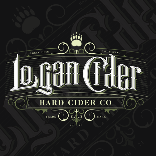 Hard cider company logo. Design by R!CH DESIGN