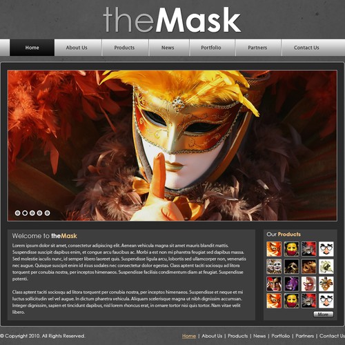 1-3 Page Website Template Design von zetzab