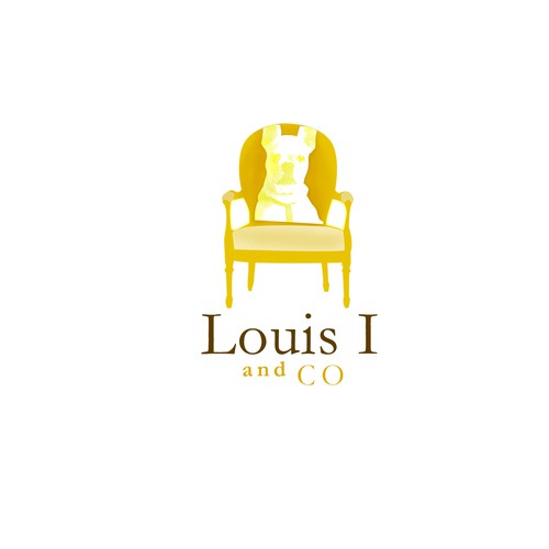 MODERN twist to LOUIS and a DOG... Design by eyey