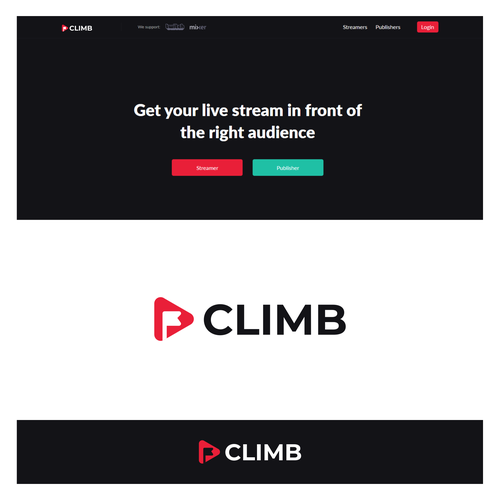 Logo redesign for live stream promotion network Design by InfaSignia™