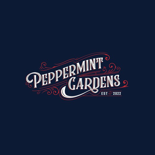 Peppermint Gardens Logo Design by Thinking_Core