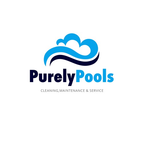 Design a logo which appeals to pool-owners, in search of a pool cleaning company! Design by Julián Tomboy