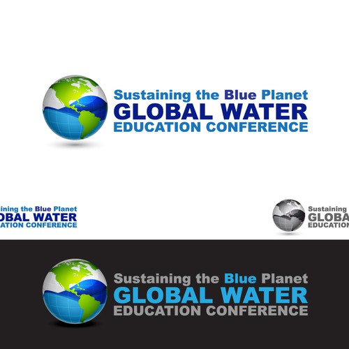 Global Water Education Conference Logo  Ontwerp door archandart