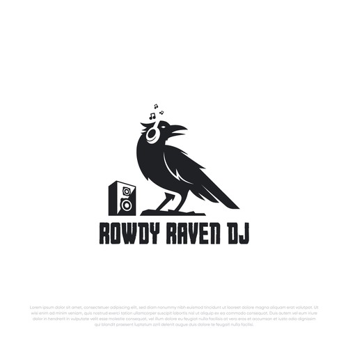 Designs | need a Norse Mythology Raven for a DJ logo | Logo & business ...