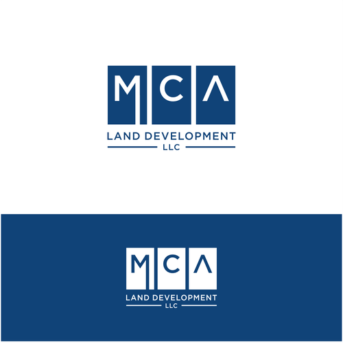 Design a simple modern logo for land development business. Design by anindiya