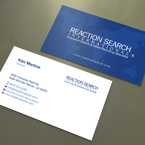 Create a new Business Card design for an Executive Search Company Design réalisé par An'