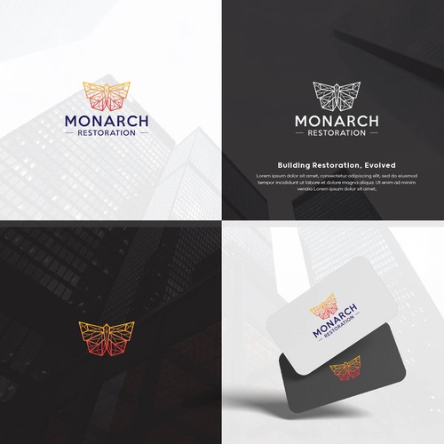 Design a modern clean logo package for a restoration company Design by Danny A
