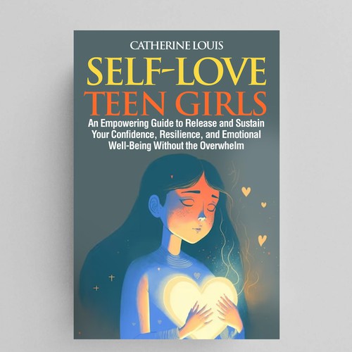 colorful cover to appeal to teen girls and their self-esteem Design by COMGUYZ
