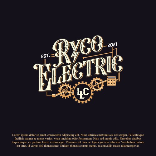 Vintage Electrical logo design Design by HELTER-SKELTER WORKS