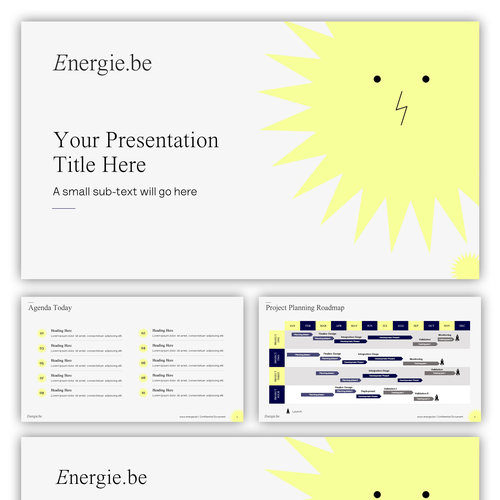 Power Up Your Creativity: Craft a Slide Deck for a new Green Belgian Energy Supplier! Design by AndrewDigger