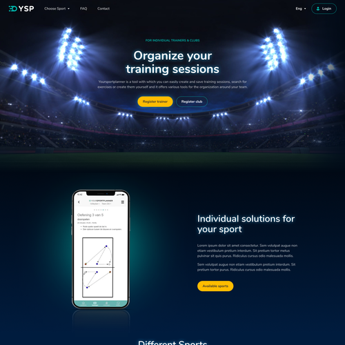 We need a new, modern and dynamic web page designs for a international sportswebsite. Design by FaTiH™