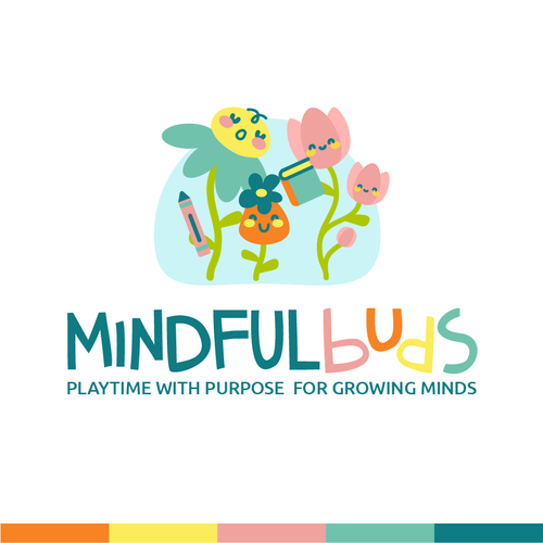 Appealing logo for early childhood learning resources business Design by Sara Chester