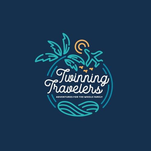 A Fun Travel Blog Logo Contest To Help Our Family Get Started Design by puterinaa