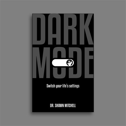 Dark Mode Book Cover Design by IdeAde