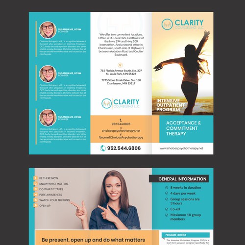 Counseling Center needs brochure Design por Dzine Solution