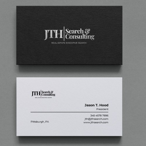 Design Business Card Design for Executive Search Firm por Xclusive16