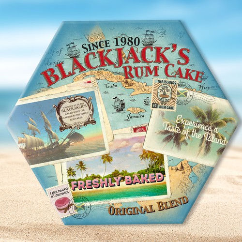 Caribbean Rum Cake company needs unique and creative design! Product