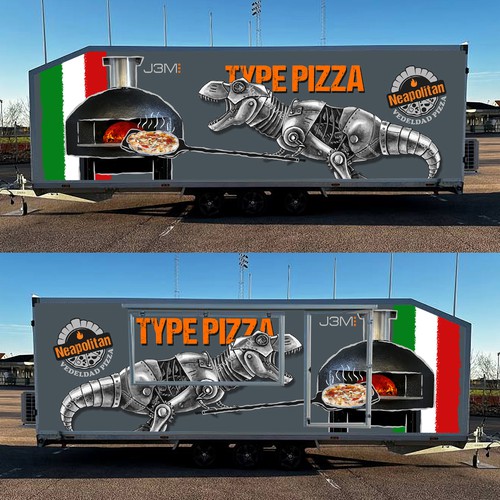 PIZZA trailer - be creative! Design von Rockyman