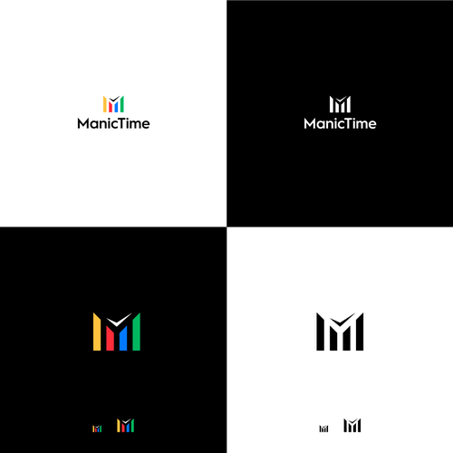 Redesign ManicTime.com logo Design by Roxana.I