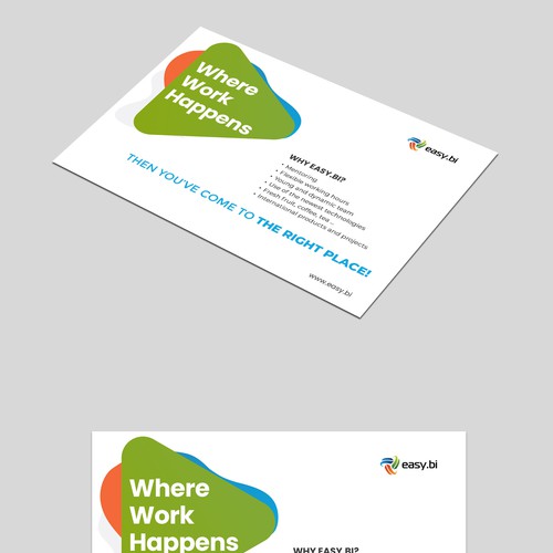 Advertisement template that engages Design by Creativedzine