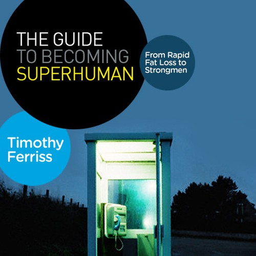 "Becoming Superhuman" Book Cover Design by leesteffen