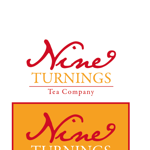 Tea Company logo: The Nine Turnings Tea Company Réalisé par C@ryn