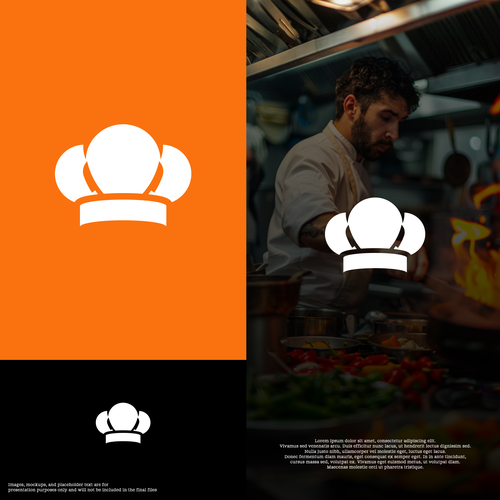 "CHEF": Food & Cooking Social Media Logo Design by emardesigns