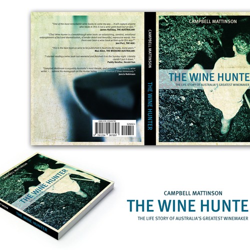 Book Cover -- The Wine Hunter Diseño de BJ.NG