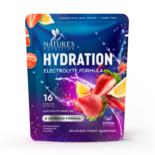 Refreshing Hydration Electrolytes Design Needed for Nature's Nutrition Design by a x i o m a ™